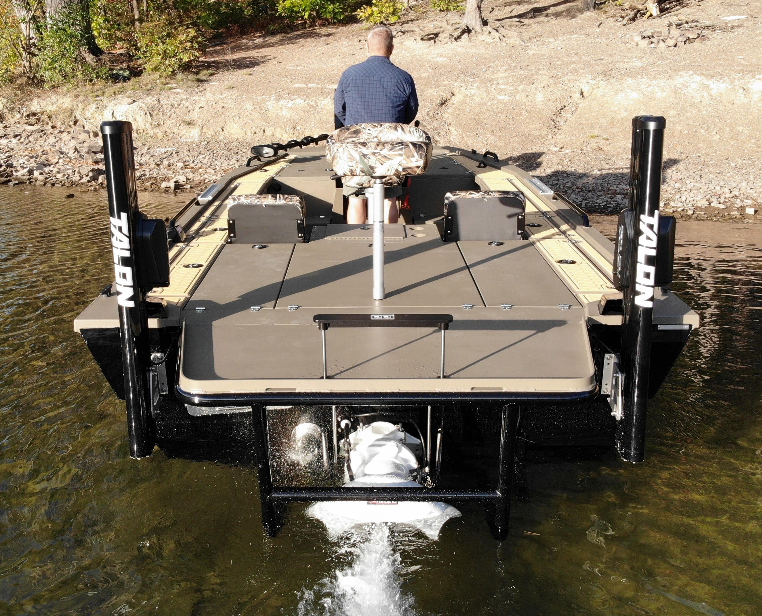 shallow water fishing boat