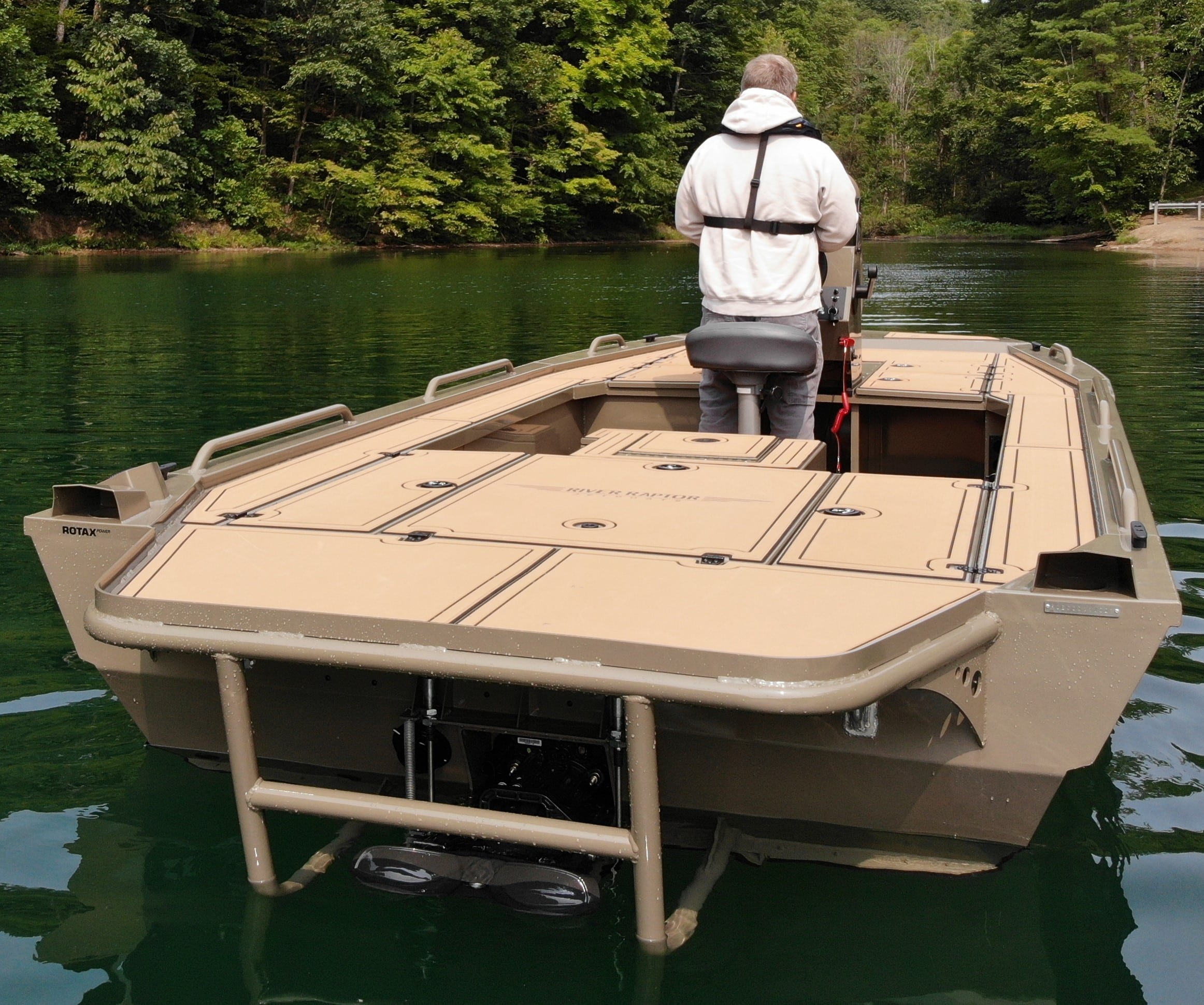 fishing jet boat