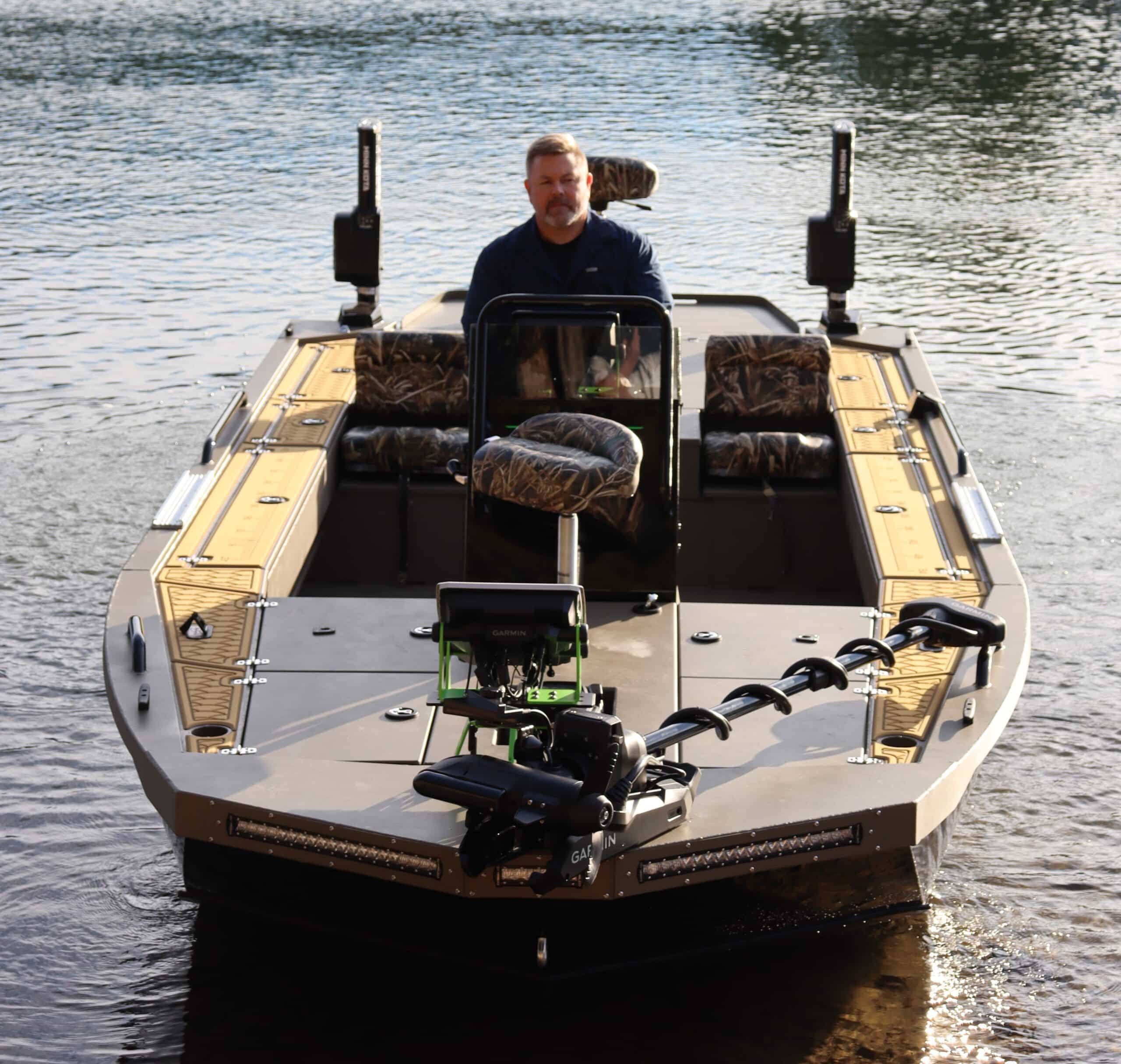 shallow water fishing boat