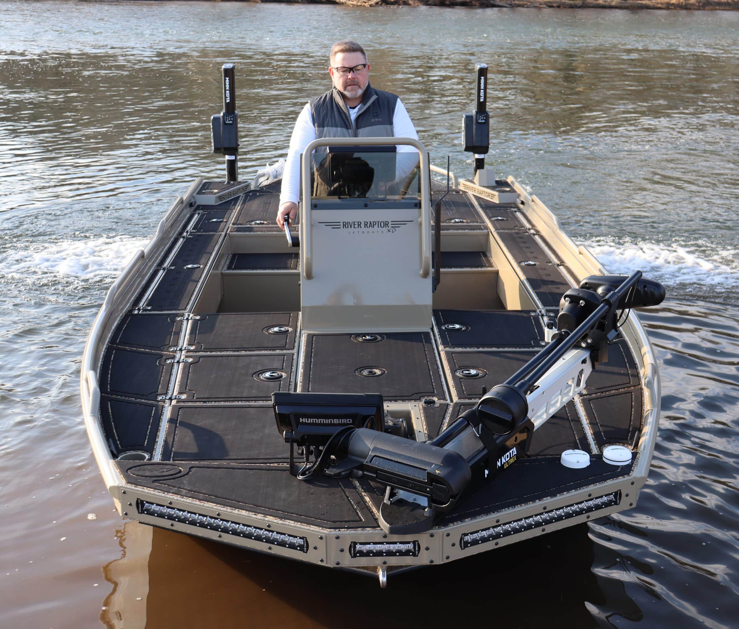 river fishing jet boat