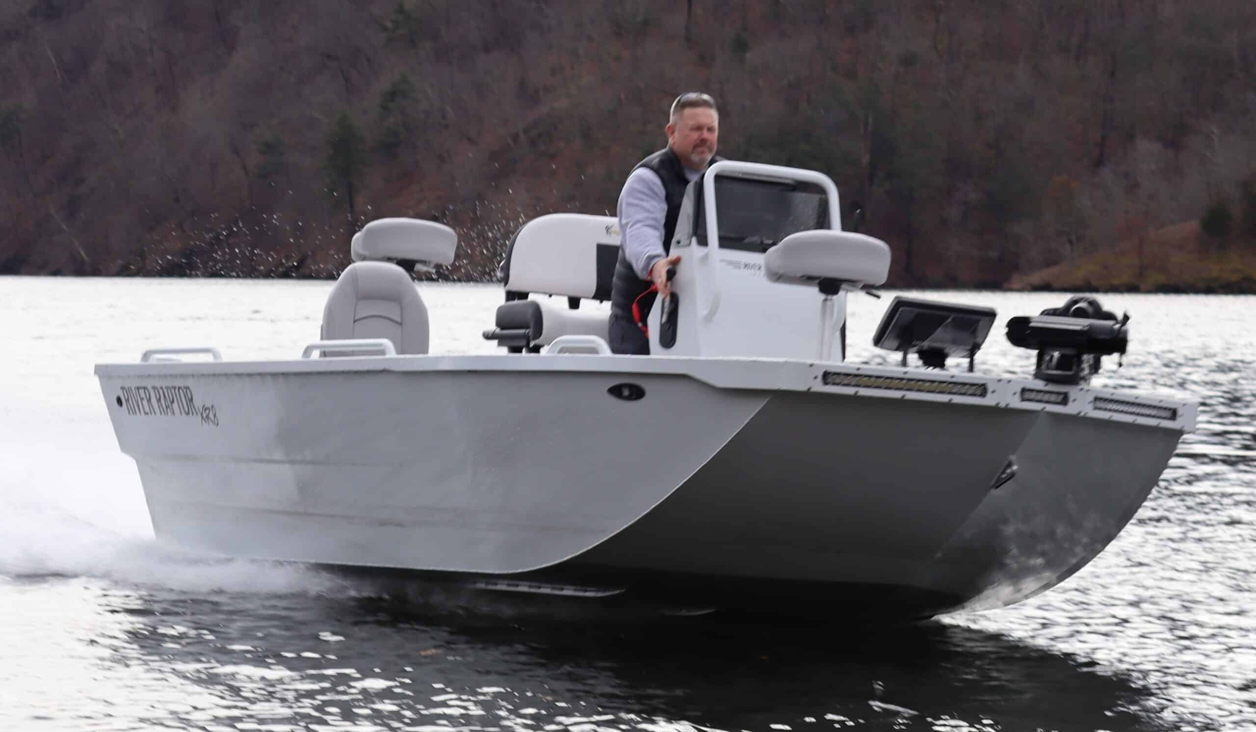 shallow water fishing boat